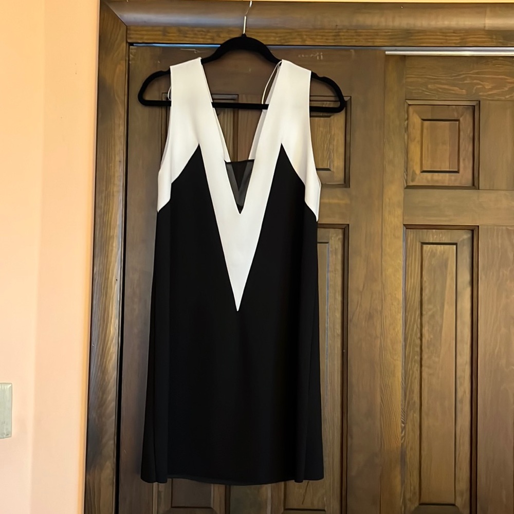 Zara Black fitted dress